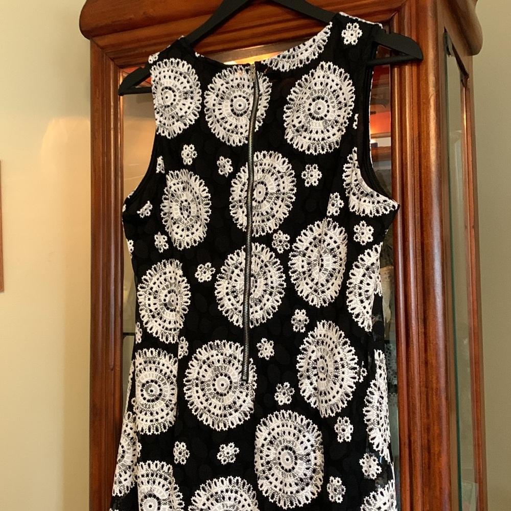 COPY - Papillon Mandala Lace Overlay Skater Dress Size Medium - Picture 8 of 16